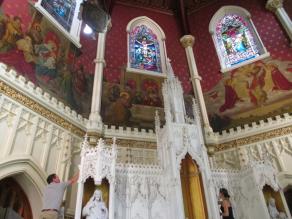 Church Decoration Disaster Restoration and Conservation After Fire Damage in Sanctuary