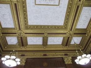 Decorative Plaster and Metal Finish Restoration for Courthouse