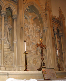 Limestone Altar Conservation: St. Thomas Church